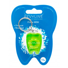 Зубная нить вощеная Revyline floss mini, 15 m,  оранжевая