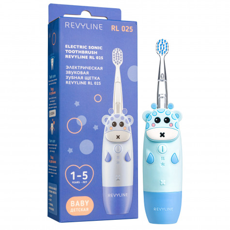 Звуковая зубная щётка Revyline RL 025 Baby , Blue