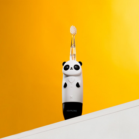 Электрическая звуковая зубная щетка Revyline RL 025 Panda, черная и по всей Армении в интернет-магазине Revyline.am
