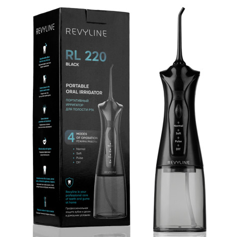 Портативный ирригатор Revyline RL 220, Black и по всей Армении в интернет-магазине Revyline.am