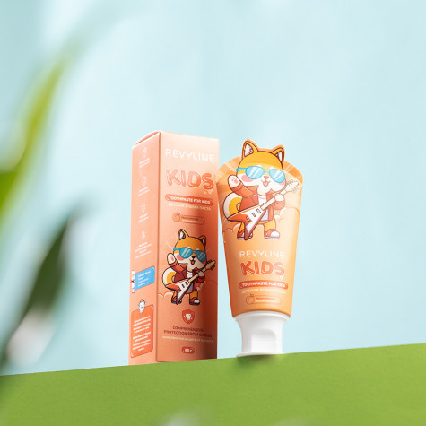 Зубная паста Revyline Kids Персик, 60 г