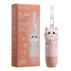 Электрическая звуковая зубная щётка Revyline RL 025 Baby Kitty, Beige