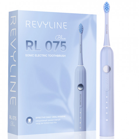 Электрическая звуковая зубная щётка Revyline RL 075 Blue