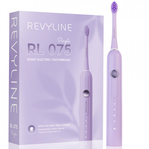Электрическая звуковая зубная щётка Revyline RL 075 Lilac