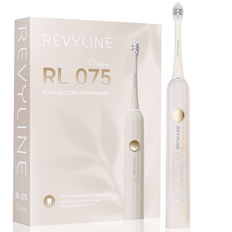 Электрическая звуковая зубная щётка Revyline RL 075 Cream и по всей Армении в интернет-магазине Revyline.am