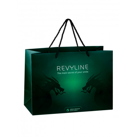 Пакет подарочный Revyline Spacial Color Edition Green Dragon, размер М