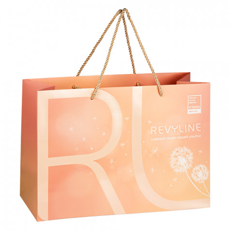 Пакет подарочный Revyline Special Color Edition Peach Fuzz, размер М